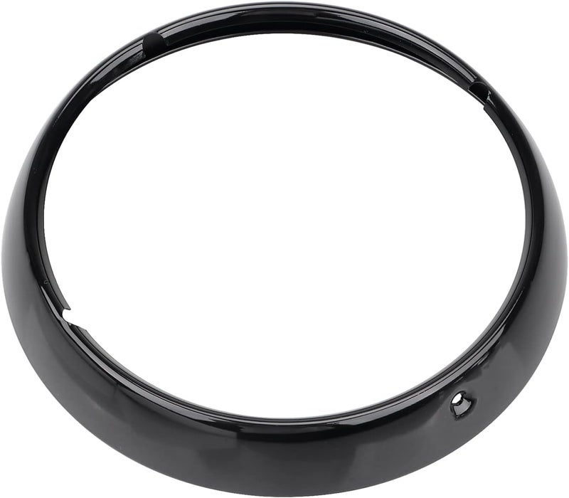 XMMT 7" Metal Black Headlight Head Light Bezel Headlamp Decorate Trim Ring Cover for Harley Touring Road King Electra Street Glide FLHT FLHR - Image 5